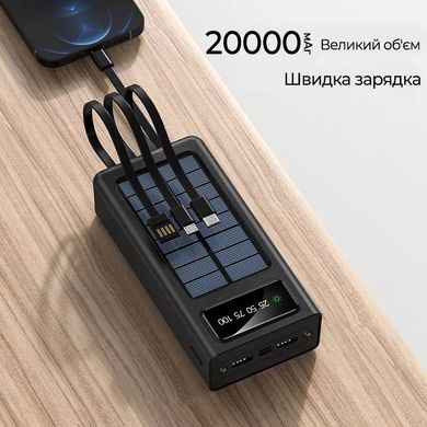 Фото Портативна зарядка для телефону Power Bank 20000 mAh 8412