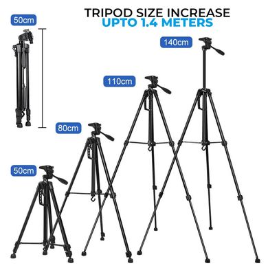 Фото Трипод штатив 140 см для телефону і камери Tripod 3366 3366