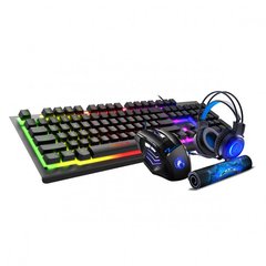 Фото Геймерский игровой набор проводная клавиатура, мышка, коврик, наушники IMICE GK-480 GK-480