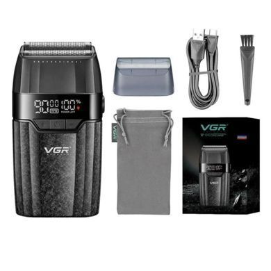 Фото Профессиональный шейвер VGR V-640S с двойными титановыми сетками и LED-дисплеем  V-640S