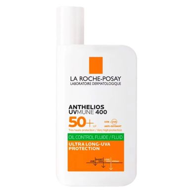 Фото Солнцезащитный легкий флюид La Roche-Posay Антелиос UVMune 400 Oil Control SPF 50+ с матирующим эффектом UVA