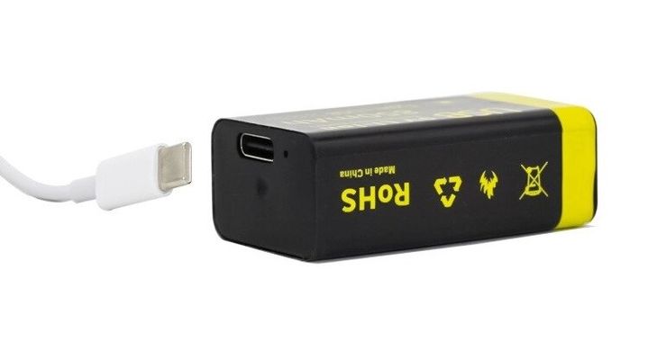 Фото Аккумулятор USB 9v Крона 850mAh 850mAh