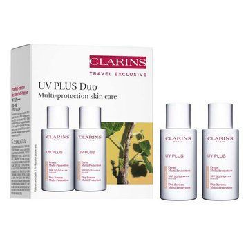 Фото Дорожній набір флюїдів для обличчя Clarins UV PLUS Duo SPF 50/PA++++ 2&times;50 мл SPF Rosy Glow