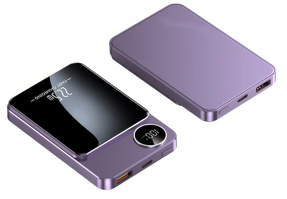 Фото Повербанк беспроводной магнитный 10000 мАч PD20W Fast Wireless Magnetic Suction 10000 мАг PD20W