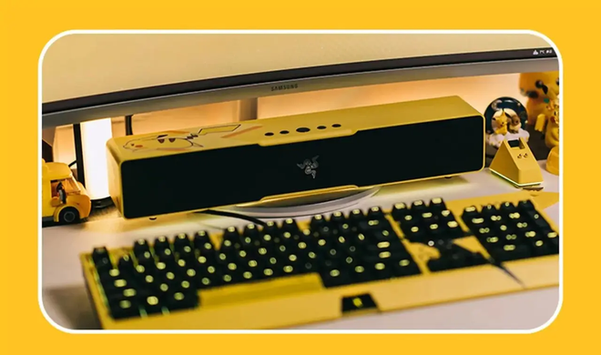Фото Саундбар для ПК RAZER Leviathan V2 X Pokemon Pikachu Edition, желтый V2 X Pokemon