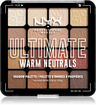 Фото Палетка тіней для повік NYX Professional Makeup Ultimate Shadow Palette 16 відтінків  Warm Neutrals