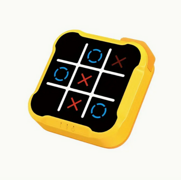 Фото Электронная игра в крестики-нолики головоломка Tic Tac Toe Bolt Game 3 в 1 Tic Tac Toe Bolt жовтий