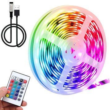 Фото Светодиодная лента RGB с пультом RGB USB 10метрів