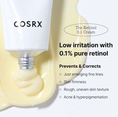 Крем з ретинолом Cosrx The Retinol 0.1 Cream 20 мл