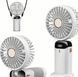 Портативный вентилятор ручной с дисплеем Led Digital Display Fan N15 White