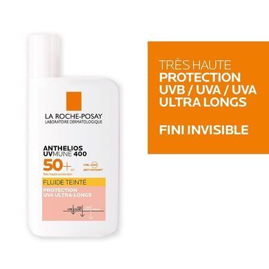 Тонований флюїд для обличчя La Roche-Posay Anthelios UVMune 400 50 мл