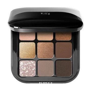 Фото Палетка теней для век Kiko Milano Glamour Multi Finish Eyeshadow Palette 01 Earth Tones