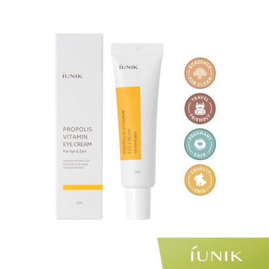 Фото Крем для шкіри навколо очей IUNIK Propolis Vitamin Eye Cream For Eye & Face, 30 мл Propolis Vitamin Eye