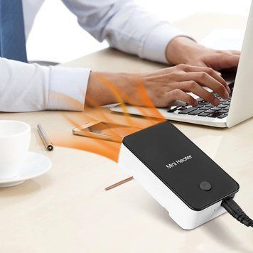 Фото Тепловентилятор мини настольный Electric Hand Warmer Sunroz 50 Вт Sunroz