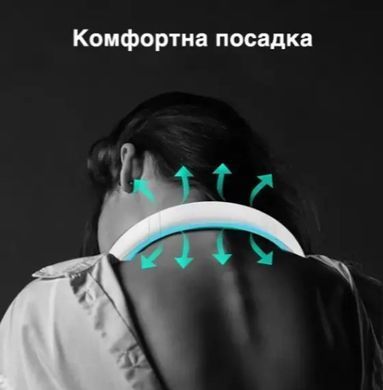 Фото Портативний вентилятор на шию Vaneless Hanging Neck Fan R-8 R-8