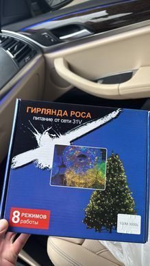 Фото Гірлянда роса мішура на мідній проволоке 30м