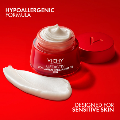 Фото Дневной антивозрастной крем для лица Vichy Liftactiv Collagen Specialist 16 Day Cream, 50 мл Specialist Day
