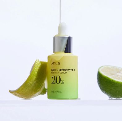 Освітлююча сироватка ANUA Green Lemon Vitamin C Blemish Serum з Вітаміном С 20 мл