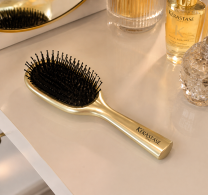 Фото Щетка для волос Kerastase Paris Gold Hair Brush золотистая Hair Brush золотиста