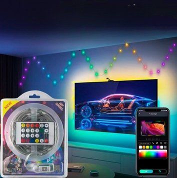 Фото Светодиодная гирлянда лента 10 м с пультом Led10