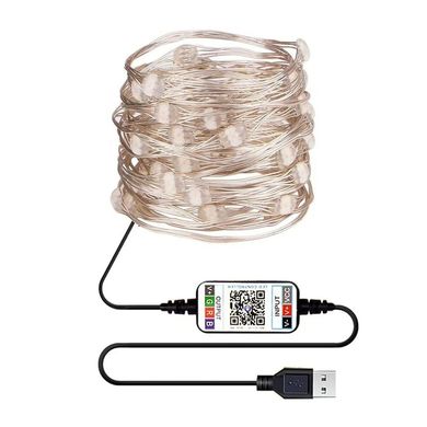 Фото Гірлянда світлодіодна USB 10 м Encora Xmas Lights 100 LED 100led