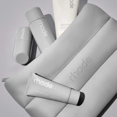 М'яка косметичка Rhode Bubble Bag Grey