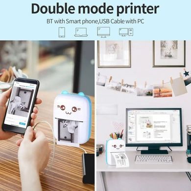 Фото Портативний міні принтер дитячий Mini printer printer1
