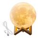 Настільний світильник нічник Місяць 3D Moon 13 см арома-зволожувач