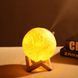 Настільний світильник нічник Місяць 3D Moon 13 см арома-зволожувач
