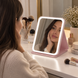 Дзеркало для макіяжу з LED-підсвічуванням Lighted Makeup Mirror рожеве