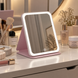 Дзеркало для макіяжу з LED-підсвічуванням Lighted Makeup Mirror рожеве