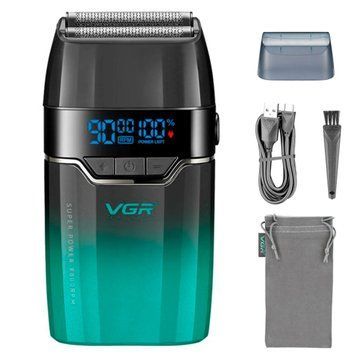 Фото Професійний шейвер VGR V-308 Professional Foil Shaver Salon Series зелений V-308 зелений