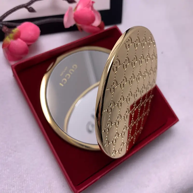 Фото Компактне подвійне дзеркало Gucci золоте Gucci Mirror Gold