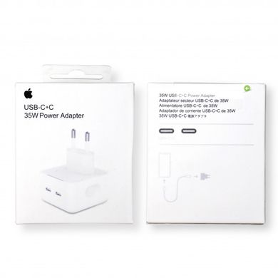 Фото Блок живлення 35W Dual USB-C Port Compact Power Adapte 892727