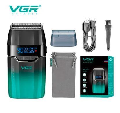 Фото Профессиональный шейвер VGR V-308 Professional Foil Shaver Salon Series зеленый V-308 зелений