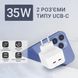 Блок живлення 35W Dual USB-C Port Compact Power Adapte