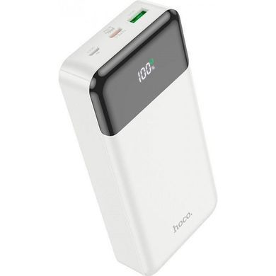 Фото Зовнішній акумулятор Hoco J102A Cool Figure Power Bank 20000 mAh PD 20W QC 3.0 з LED-дисплеєм білий J102A  Білий