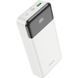 Зовнішній акумулятор Hoco J102A Cool Figure Power Bank 20000 mAh PD 20W QC 3.0 з LED-дисплеєм білий