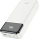 Зовнішній акумулятор Hoco J102A Cool Figure Power Bank 20000 mAh PD 20W QC 3.0 з LED-дисплеєм білий