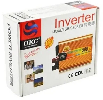Фото Інвертор UKC Power Inverter 12V-220V, 500W 1679