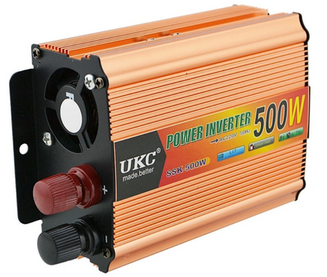 Фото Інвертор UKC Power Inverter 12V-220V, 500W 1679