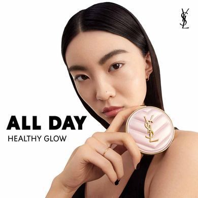 Тональный кушон Yves Saint Laurent Touche &Eacute;clat Glow-Pact Cushion High Cover Mesh Foundation SPF 23 12 г B10 Porcelain