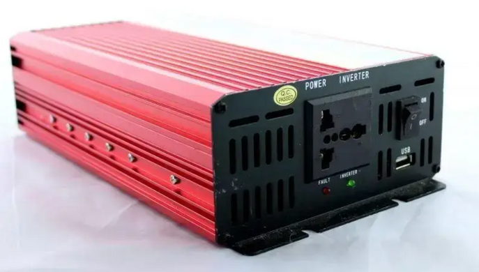 Фото Інвертор перетворювач напруги UKC 12V-220V, 2500W 3052
