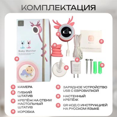 Фото Відеоняня радіоняня Wi-Fi Baby Monitor Baby Monitor