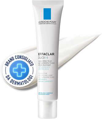 La Roche-Posay Effaclar Duo(+) Коригуючий крем-гель для обличчя від прищів та постакне, для проблемної та жирної шкіри, 40 мл