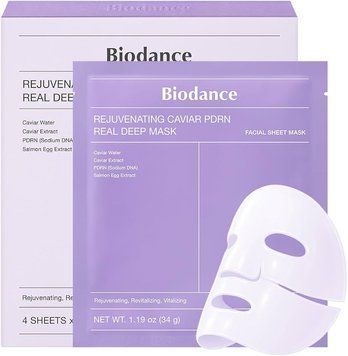 Фото Колагенова гідрогелева маска для глибокого зволоження Biodance Bio Collagen Real Deep Mask Sheet    Rejuvenating Caviar PDRN Real Deep Mask