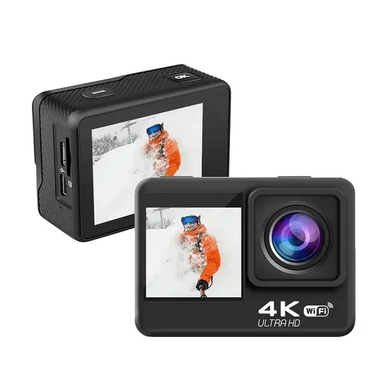 Фото Экшн камера V8 WiFi 4K Ultra HD с пультом и водонепроницаемым боксом V8 4K