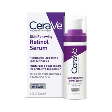 Сироватка проти зморшок з ретинолом CeraVe Skin Renewing Retinol Serum 30 мл