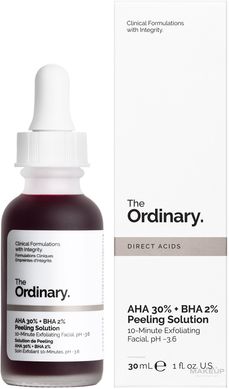 Пілінг The Ordinary AHA 30% BHA 2% Peeling Solution 30 мл