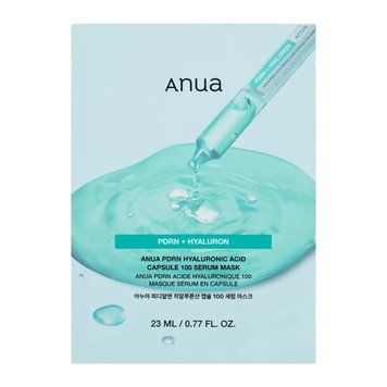 Маска для лица с сывороткой Anua PDRN Hyaluronic Acid Capsule 100 Serum Mask 23 мл &times; 10 шт